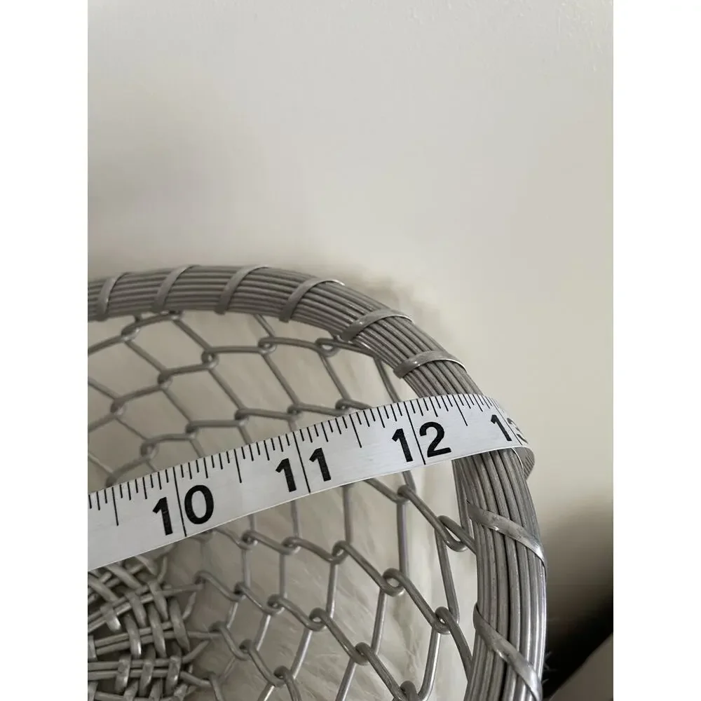 Vintage Aluminum Basket Trio Kmart Set Of Three Silver Tone Home Decor